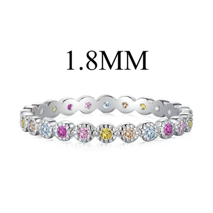 [Max Jewelry ]Unique Scintillating Round Cut Daily Ring