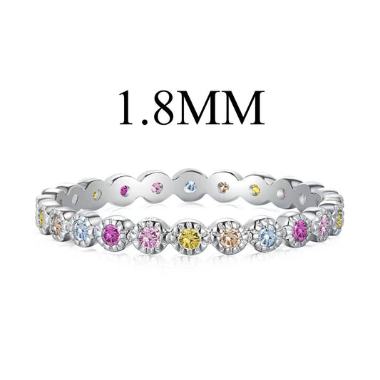[Max Jewelry ]Unique Scintillating Round Cut Daily Ring