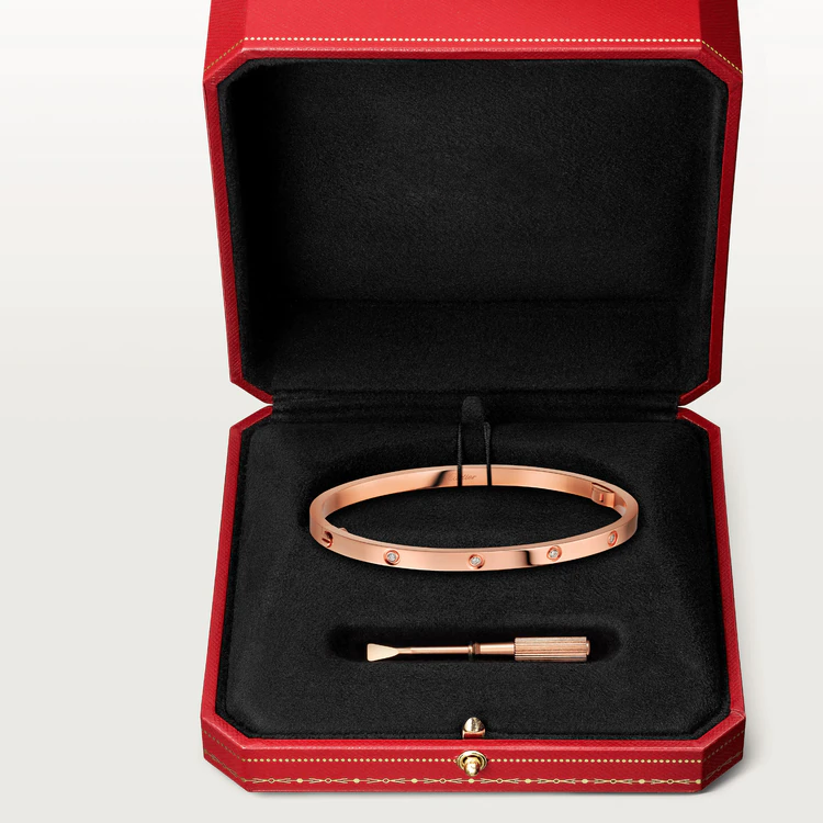 [Max Jewelry ]LOVE BRACELET 3.65MM 10 DIAMONDS