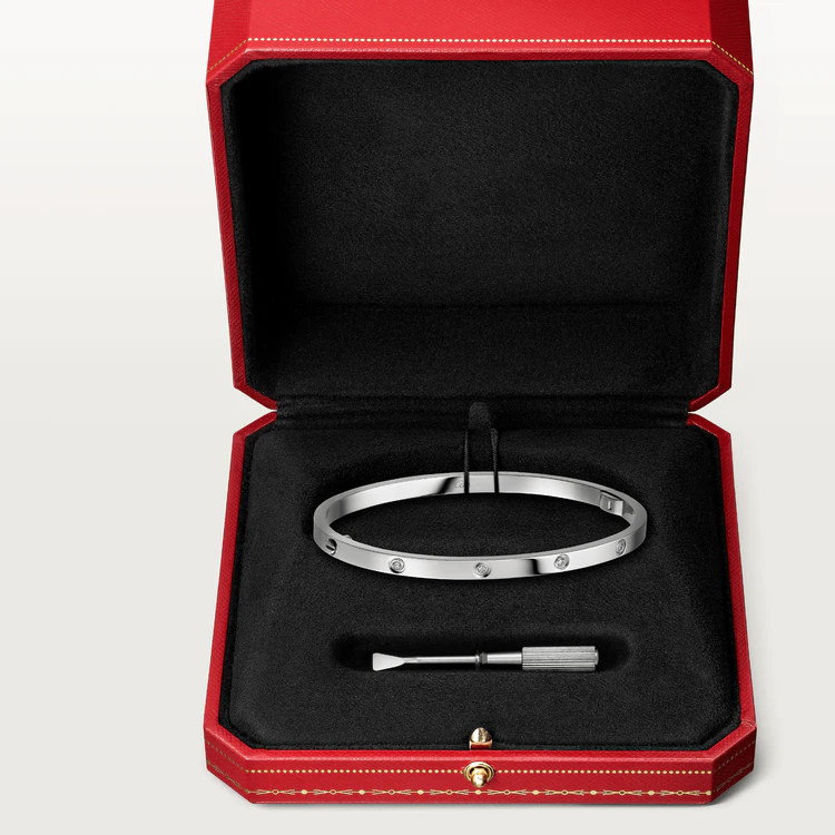 [Max Jewelry ]LOVE BRACELET 3.65MM 10 DIAMONDS