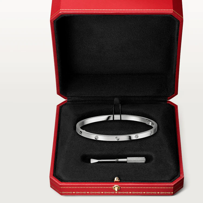 [Max Jewelry ]LOVE BRACELET 3.65MM 10 DIAMONDS