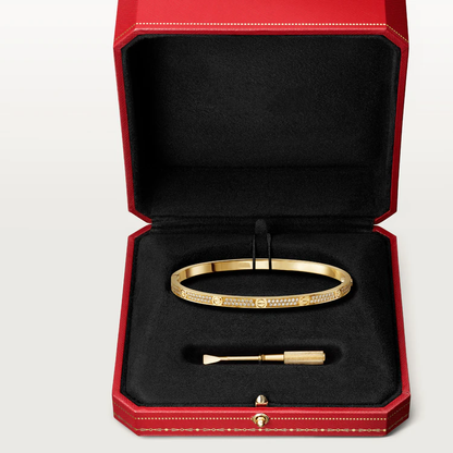 [Max Jewelry ]LOVE BRACELET 3.65MM DIAMOND-PAVED