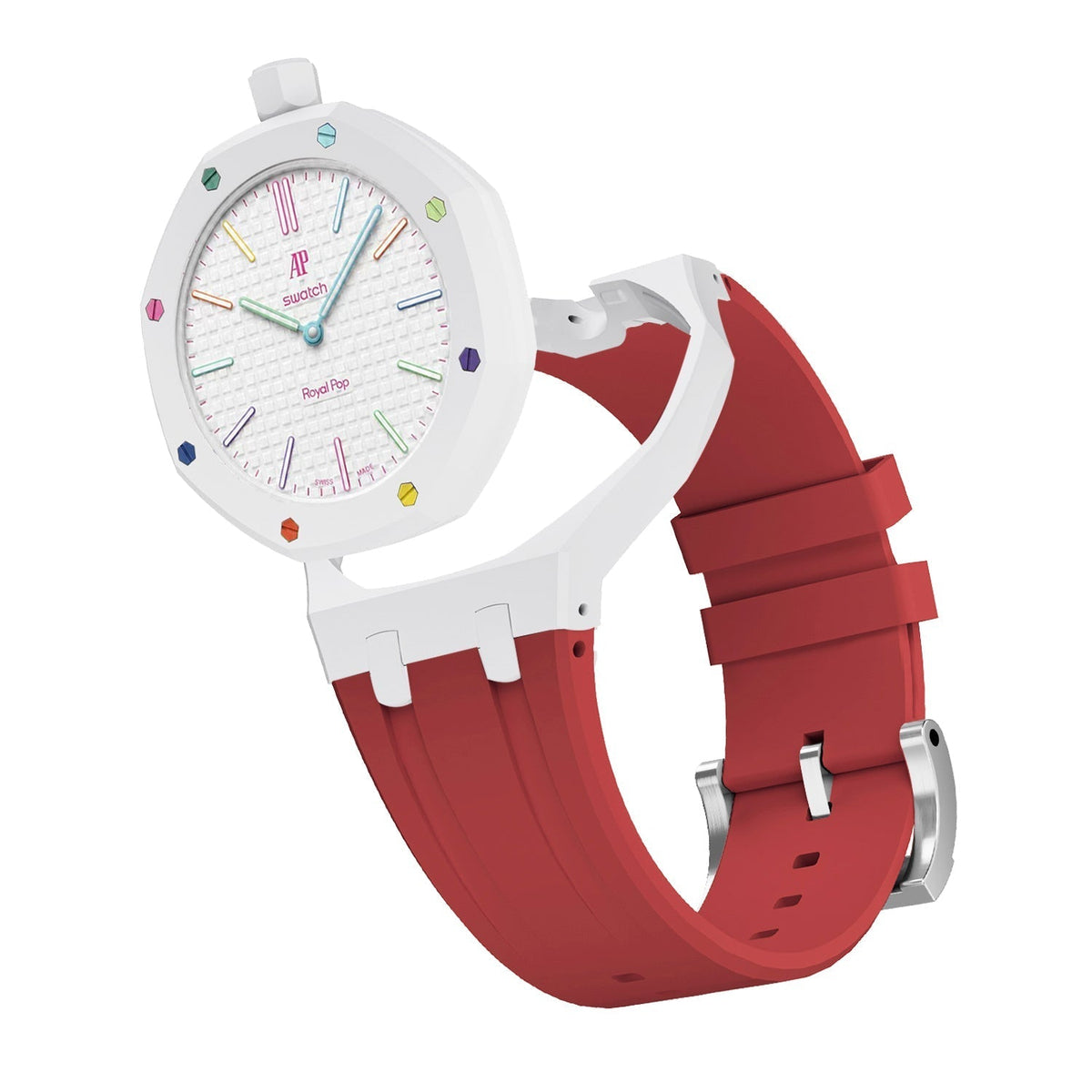 [Plus&Max]Royal Oak Pop Exclusive Bioceramic Case & Silicone Strap Mix Color