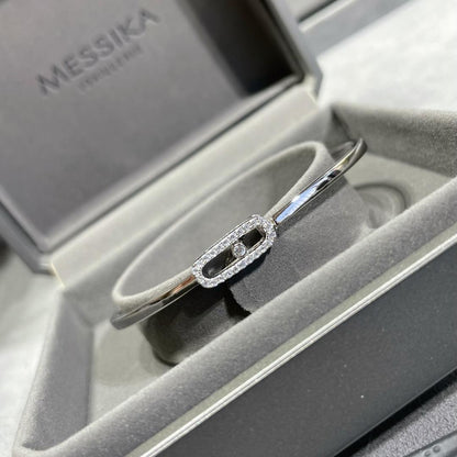 [Max Jewelry]Move Uno pavé flex bangle medium