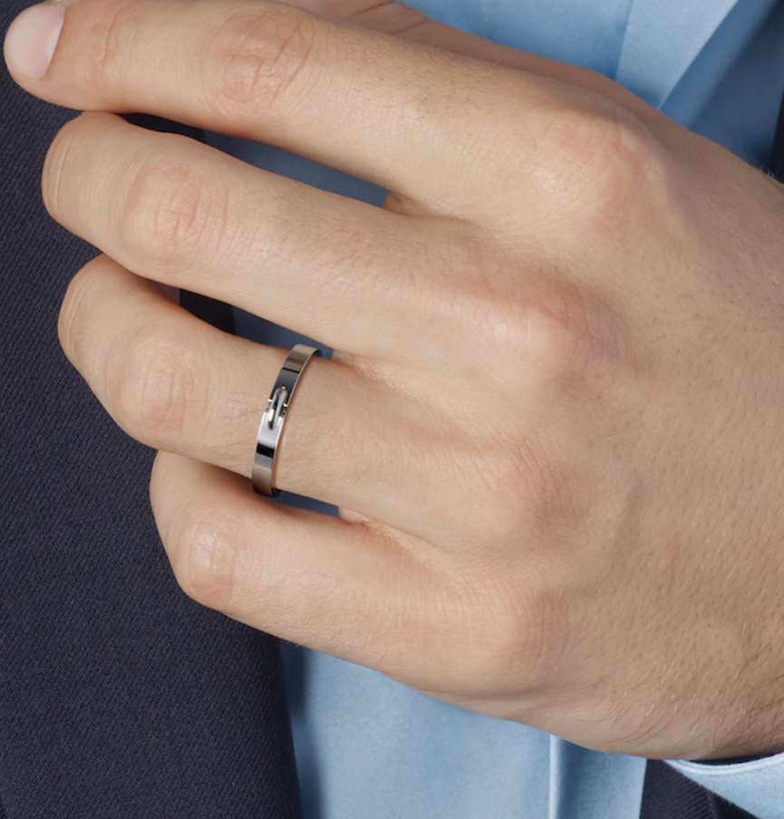 [Max Jewelry ]ALLIANCE LIENS VIDENCE 3MM RING