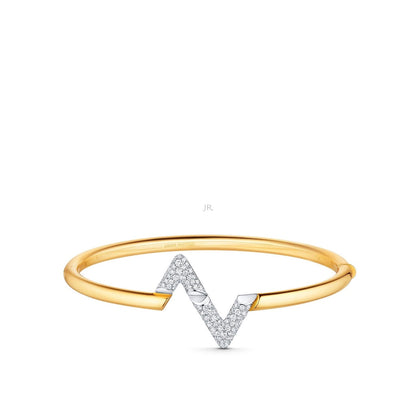 [Max Jewelry ]VOLTE UPSITE DOWN GOLD DIAMOND BRACELET