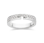 [Plus&Max]ALLIANCE LIENS VIDENCE PAVED DIAMOND 4MM RING