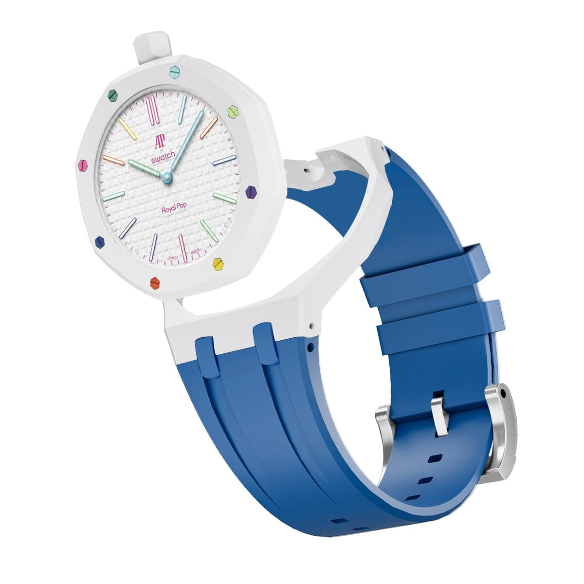 [Plus&Max]Royal Oak Pop Exclusive Bioceramic Case & Silicone Strap Mix Color