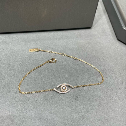 [Max Jewelry]Lucky Eye Pave-Set Diamond Bracelet