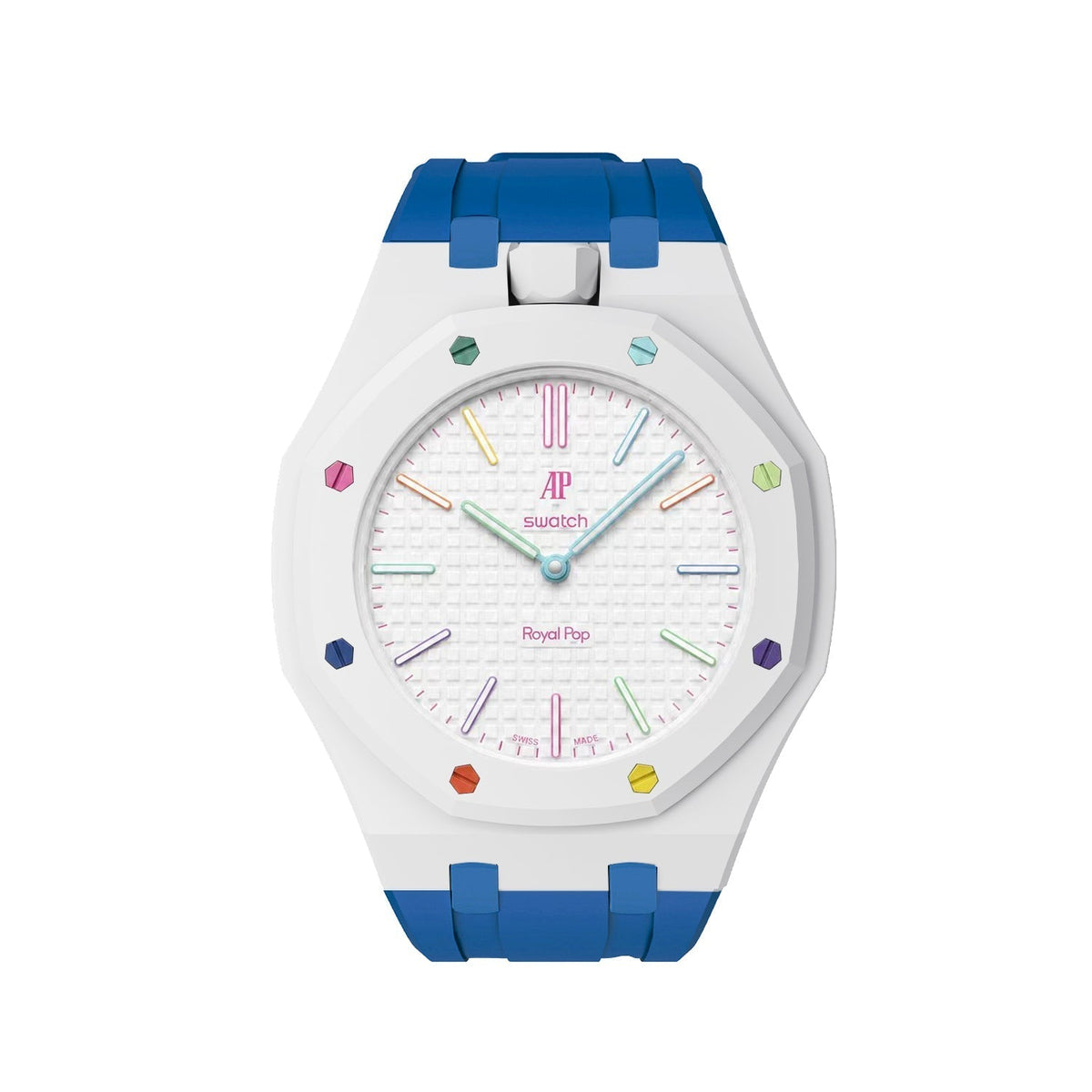 [Plus&Max]Royal Oak Pop Exclusive Bioceramic Case & Silicone Strap Mix Color