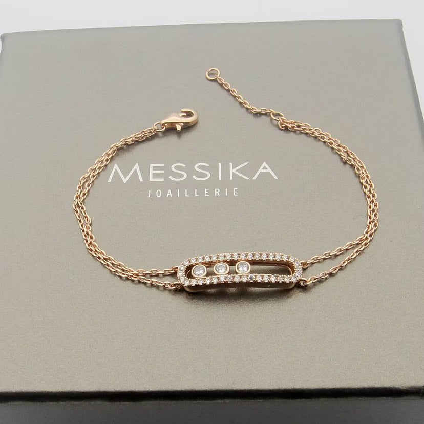 [Max Jewelry] Move Classique pavé bracelet