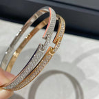 [Plus&Max]LIENS VIDENCE DIAMOND PAVED BRACELET