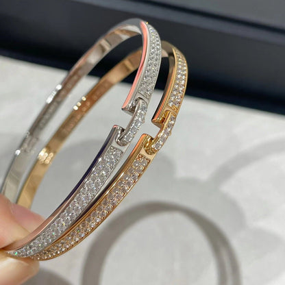 [Max Jewelry ]LIENS VIDENCE DIAMOND PAVED BRACELET