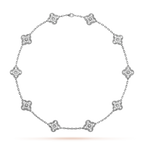 [Plus&Max]CLOVER 10 MOTIFS DIAMOND NECKLACE