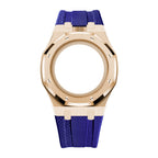 Steel Case & Fluoroelastomer Strap Full‑wrap Embedded Watch Band