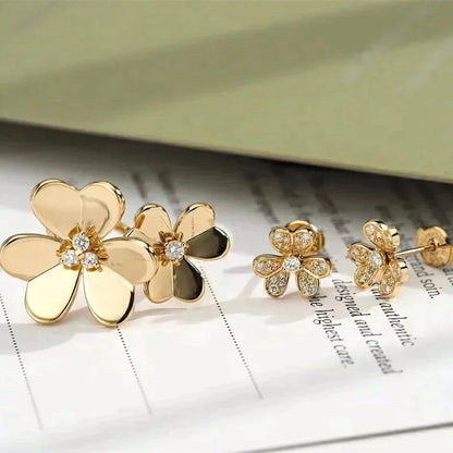 [Max Jewelry ]CLOVER COMOS GOLD DIAMOND RING