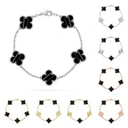 [Plus&Max]LUCKY CLOVER 5-MOTIF BRACELET - PULSE STONE COLLECTION