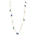 [Plus&Max]LUCKY SPRING BUTTERFLY 15 FLOWER NECKLACE