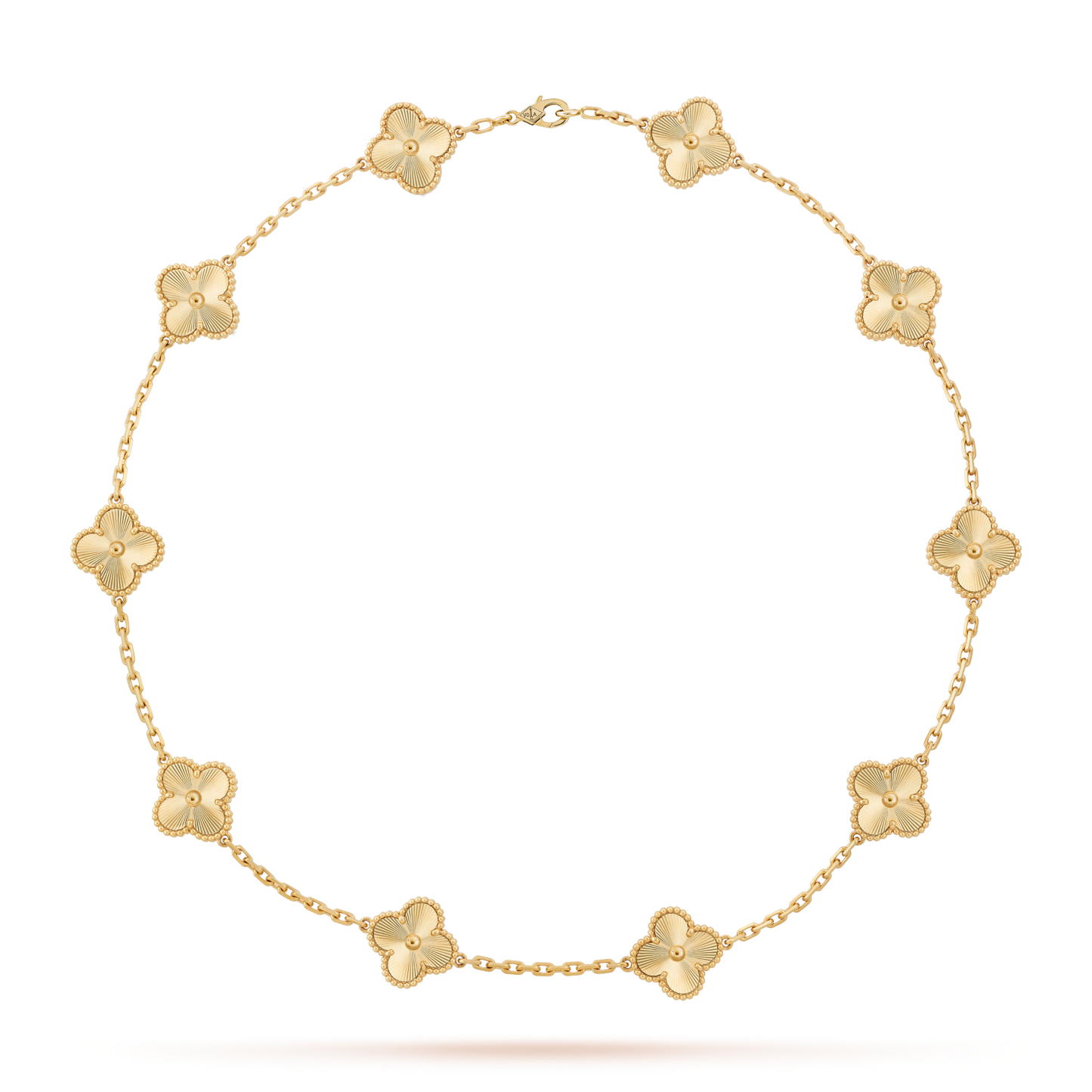 [Max Jewelry ]CLOVER 10 MOTIFS LASER NECKLACE