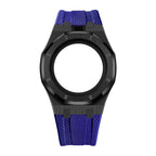Steel Case & Fluoroelastomer Strap Full‑wrap Embedded Watch Band