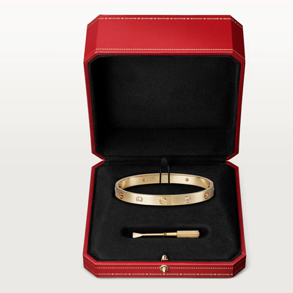 [Max Jewelry ]LOVE BRACELET 6.1MM 4 DIAMONDS