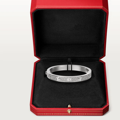 [Max Jewelry ]LOVE BRACELET 6.1MM DIAMOND-PAVED