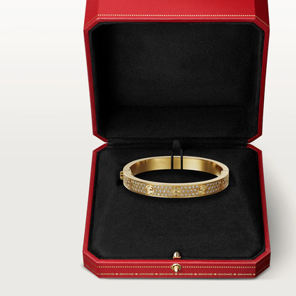 [Max Jewelry ]LOVE BRACELET 6.1MM DIAMOND-PAVED