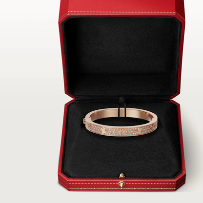 [Max Jewelry ]LOVE BRACELET 6.1MM DIAMOND-PAVED
