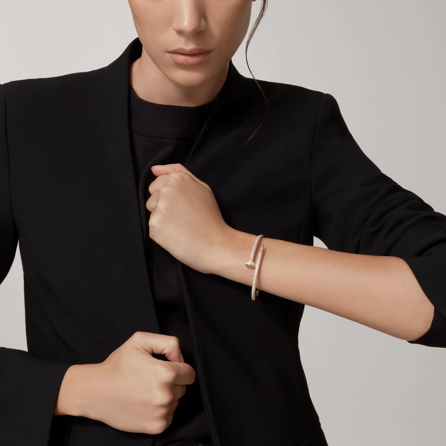 [Max Jewelry ]JUSTE BRACELET 3.5MM ALL DIAMONDS