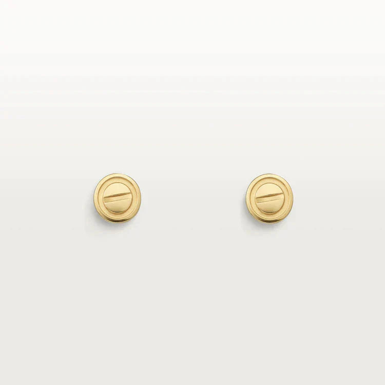 [Max Jewelry ]LOVE EARRINGS GOLD 10MM