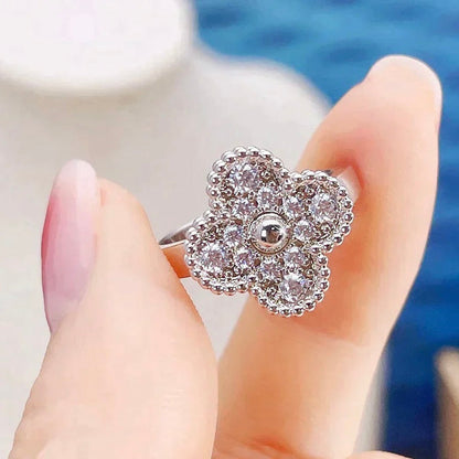 [Max Jewelry ]CLOVER DIAMOND RING