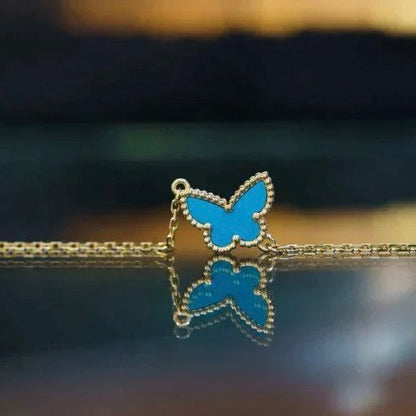 [Max Jewelry ]BUTTERFLY TURQUOISE BUTTERFLY BRACELET