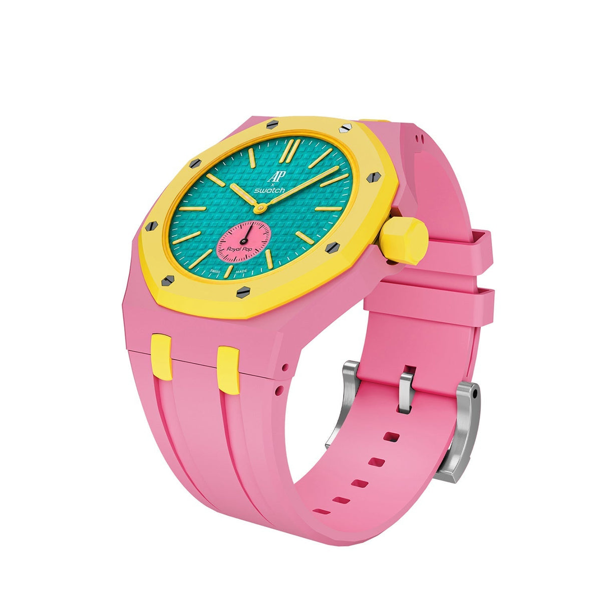 [Plus&Max]Royal Oak Pop Exclusive Bioceramic Case & Silicone Strap Mix Color