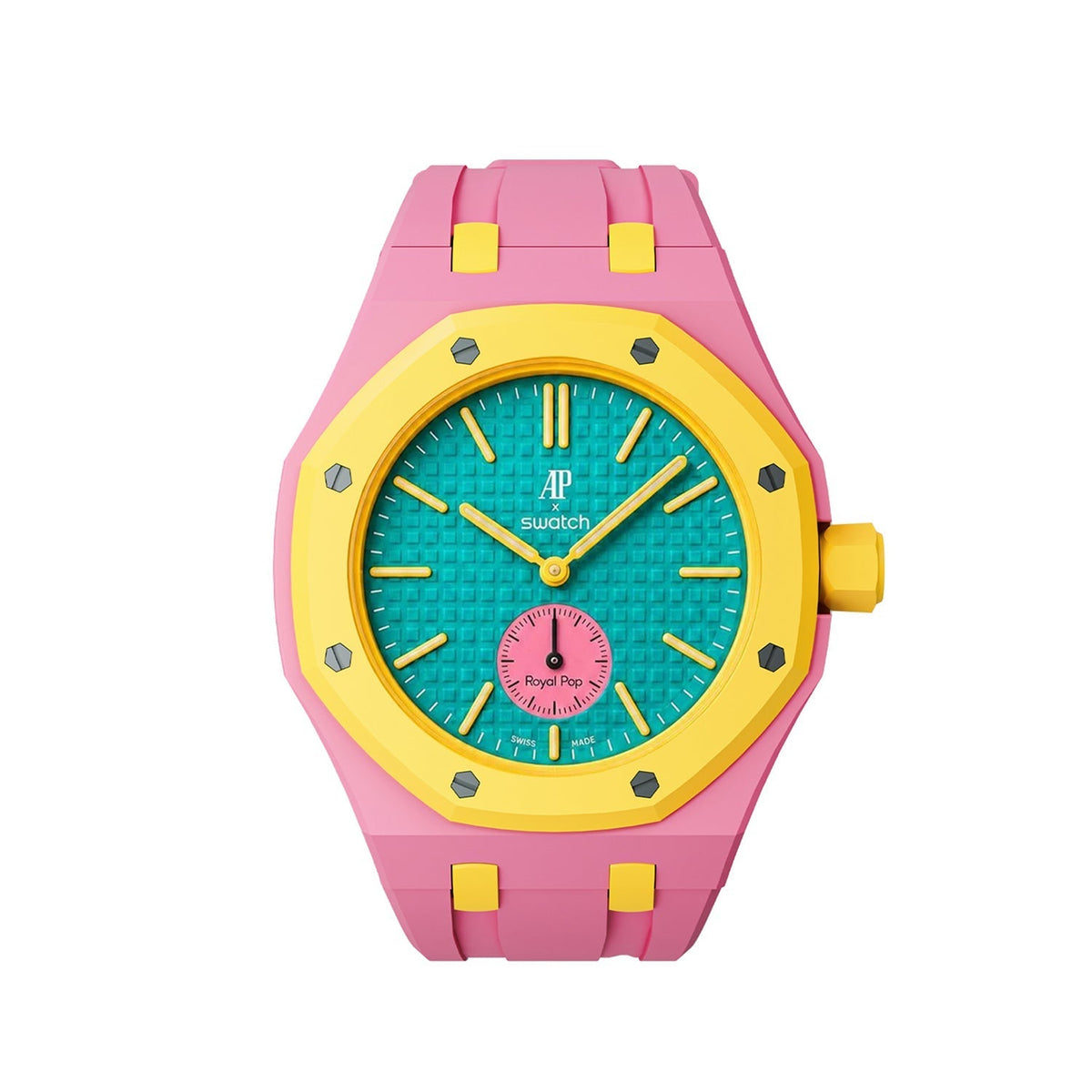 [Plus&Max]Royal Oak Pop Exclusive Bioceramic Case & Silicone Strap Mix Color