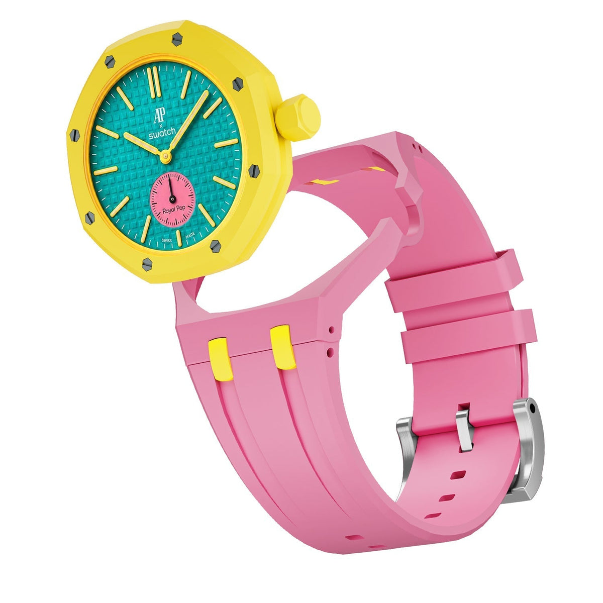 [Plus&Max]Royal Oak Pop Exclusive Bioceramic Case & Silicone Strap Mix Color