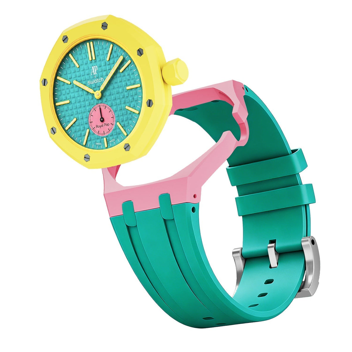 [Plus&Max]Royal Oak Pop Exclusive Bioceramic Case & Silicone Strap Mix Color