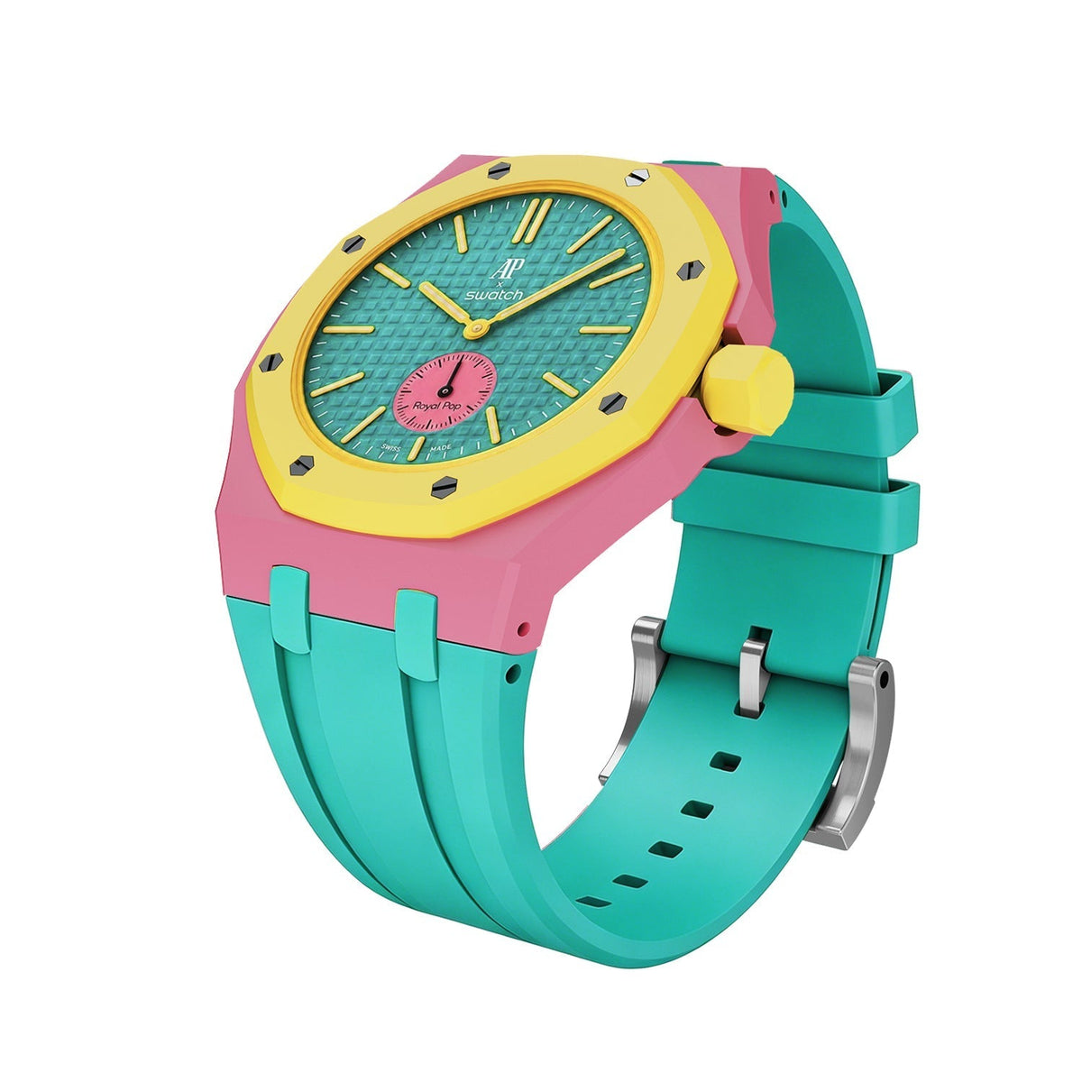 [Plus&Max]Royal Oak Pop Exclusive Bioceramic Case & Silicone Strap Mix Color