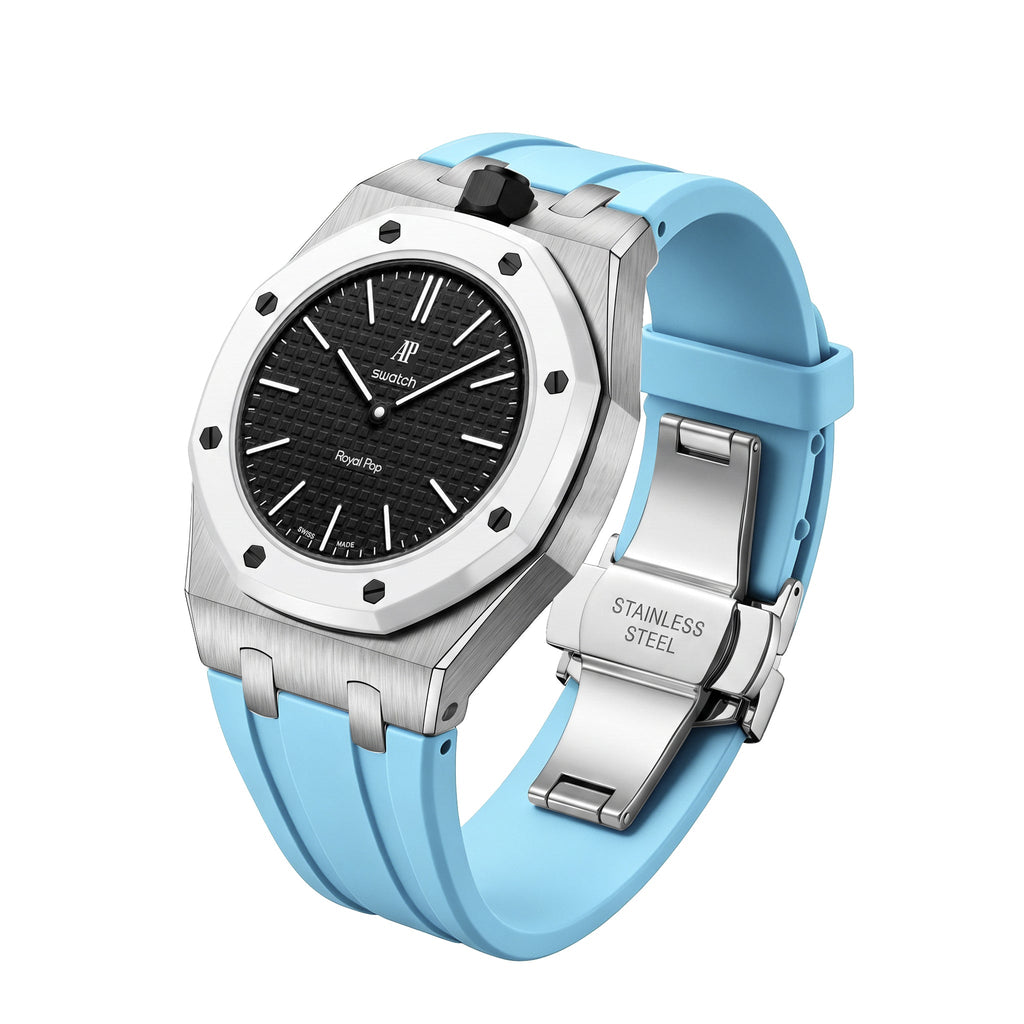 Royal Oak Pop Exclusive Steel Case & Silicone Strap With Cradle