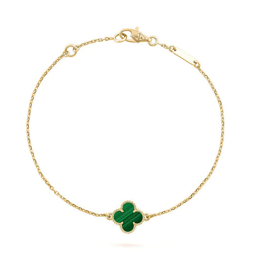 [Plus&Max]CLOVER BRACELET MALACHITE 1 MOTIF
