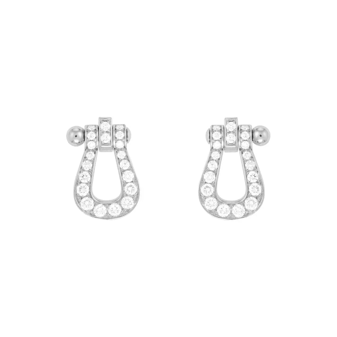 [Max Jewelry ]FORCE 10 FULL DIAMOND STUD EARRINGS MINI MODEL