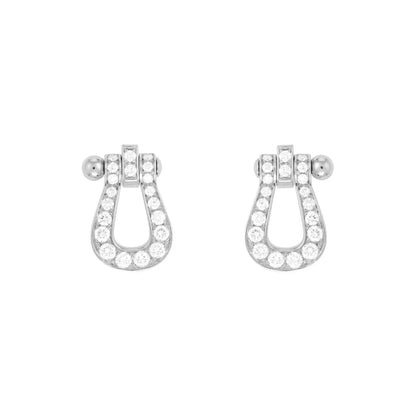 [Max Jewelry ]FORCE 10 FULL DIAMOND STUD EARRINGS MINI MODEL