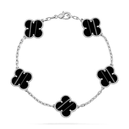 [Max Jewelry ] CLOVER 5 MOTIF PULSAR STONE BRACELET COLLECTION