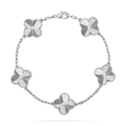 [Max Jewelry ] CLOVER 5 MOTIF LASER BRACELET COLLECTION
