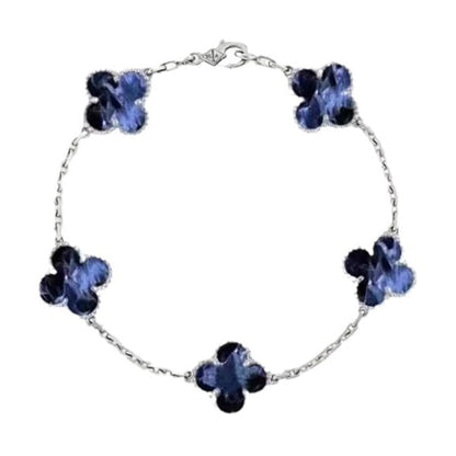 [Max Jewelry ]CLOVER 5 MOTIF PIETERSITE BRACELET COLLECTION