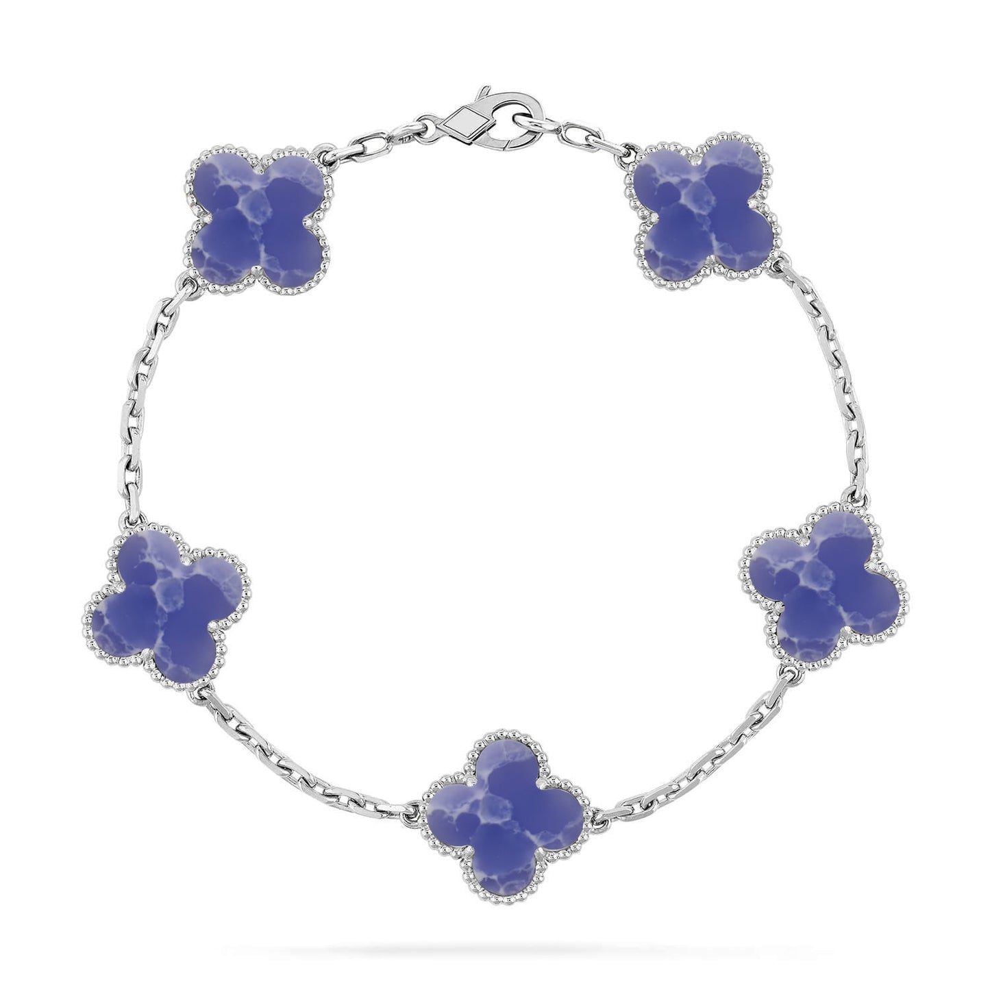 [Max Jewelry ]CLOVER 5 MOTIF BLUE VEINS BRACELET COLLECTION
