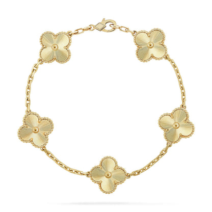 [Max Jewelry ] CLOVER 5 MOTIF LASER BRACELET COLLECTION