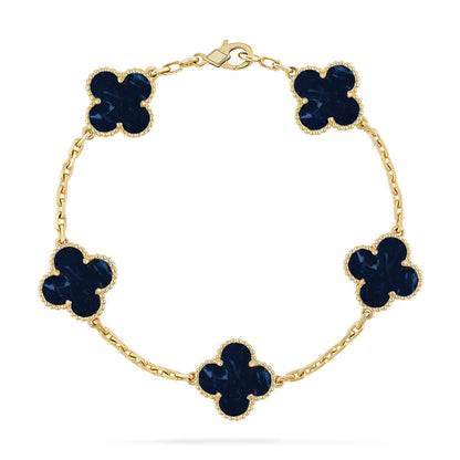 [Max Jewelry ]CLOVER 5 MOTIF PIETERSITE BRACELET COLLECTION