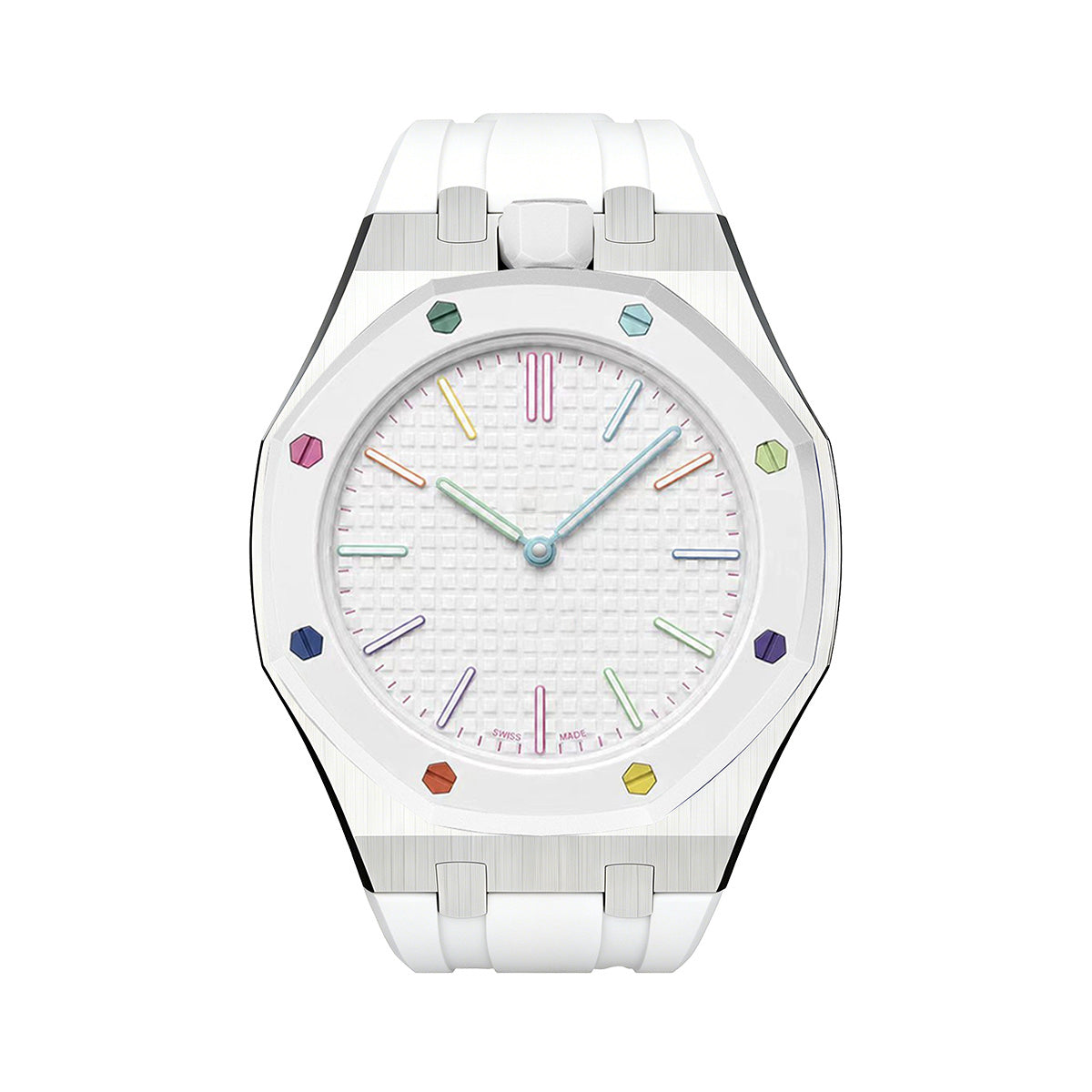 [Plus&Max]ROYAL OAK POP EXCLUSIVE STEEL CASE & SILICONE STRAP
