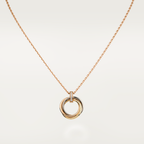 [Plus&Max]TRINITY NECKLACE GOLD  DIAMONDS