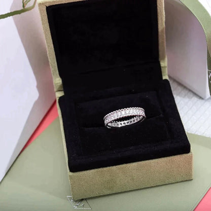 [Max Jewelry ]PERLEE DIAMOND SILVER RING